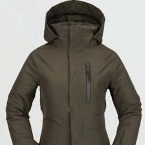Volcom Cortex Women's Ski Jacket in Olive Green